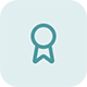 Trusted Expertise, teal award ribbon icon